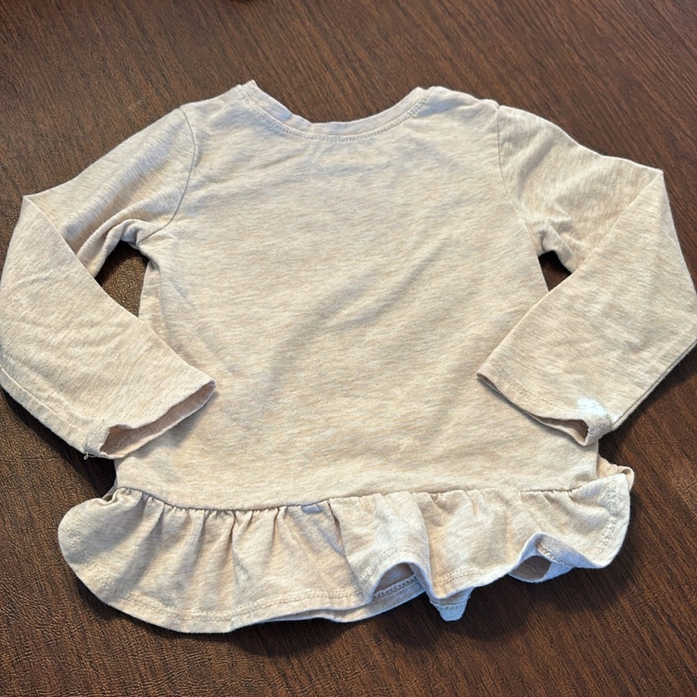3 Long Sleeve Girls Tops 2T size - Picture 3 of 14
